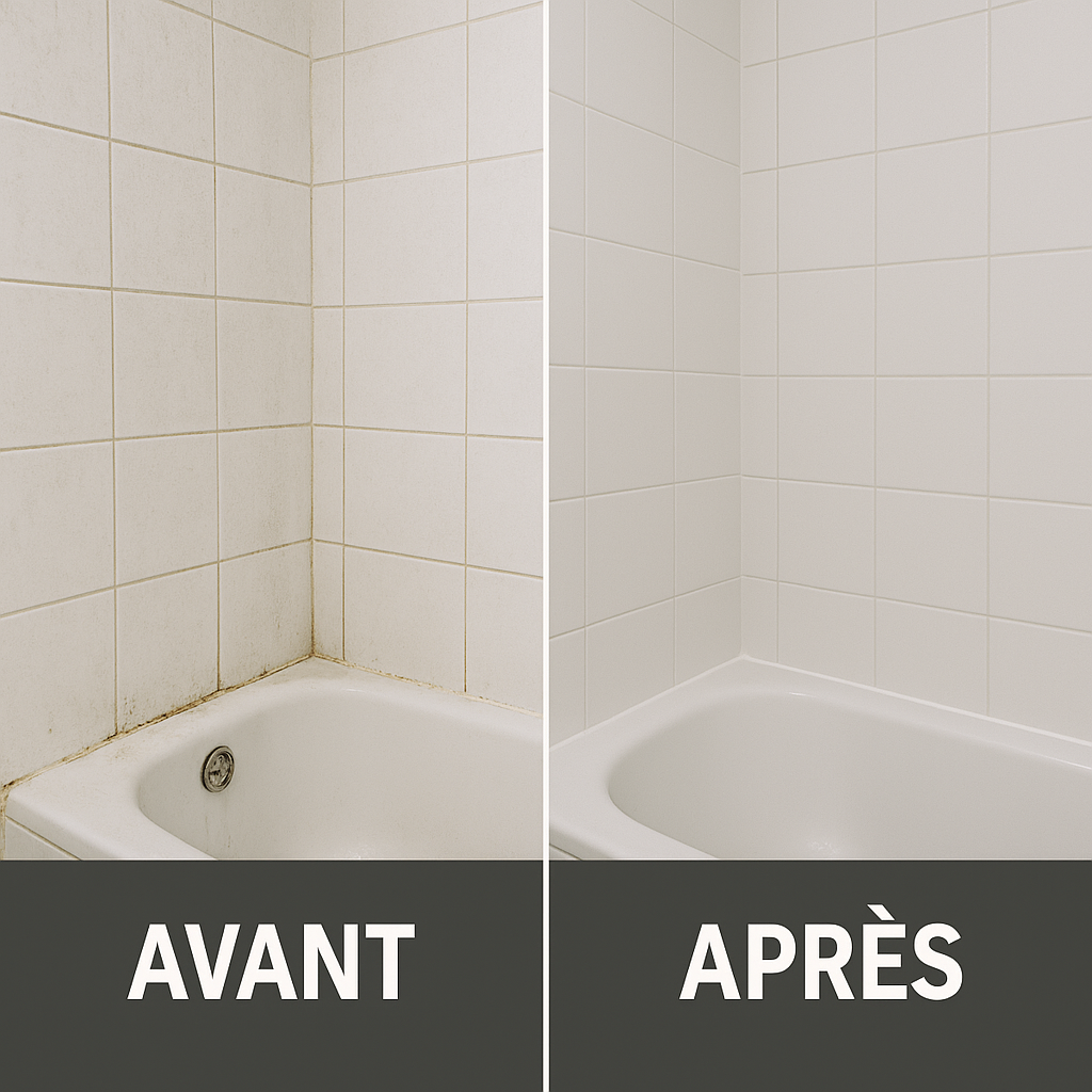 Avant / après remise en état d'une salle de bains